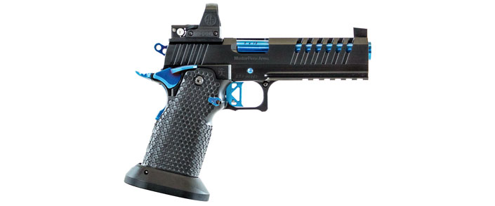 MasterPiece Arms  MPA DS9 Hybrid Black & Blue Pistol