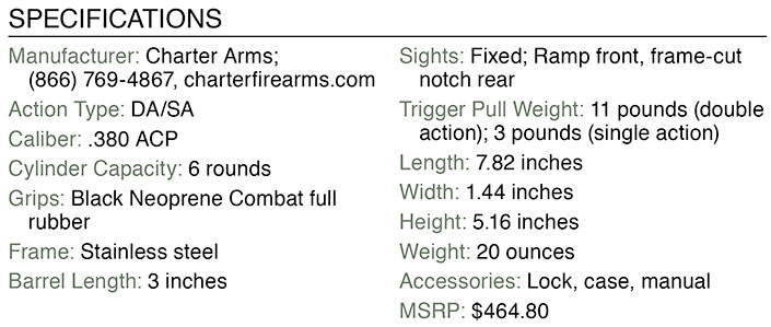 Charter Arms Pit Bull Specs