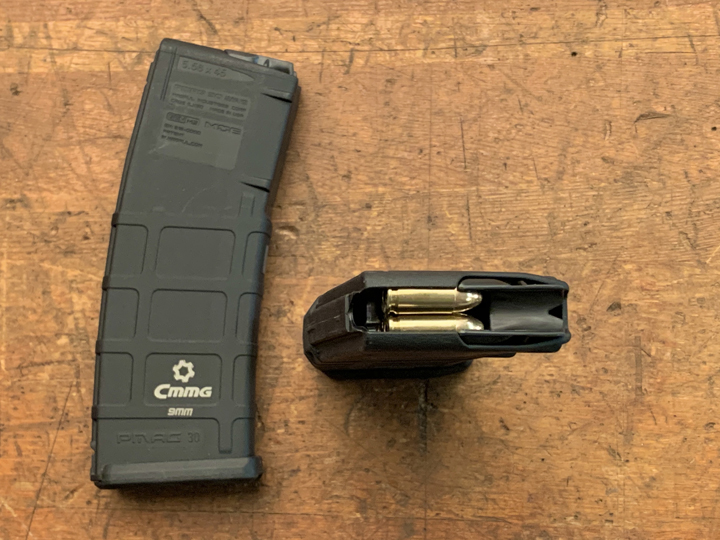 CMMG magazines for AR-15 in 9 mm