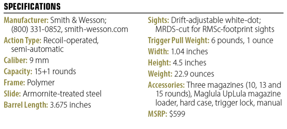 Smith & Wesson Equalizer specs