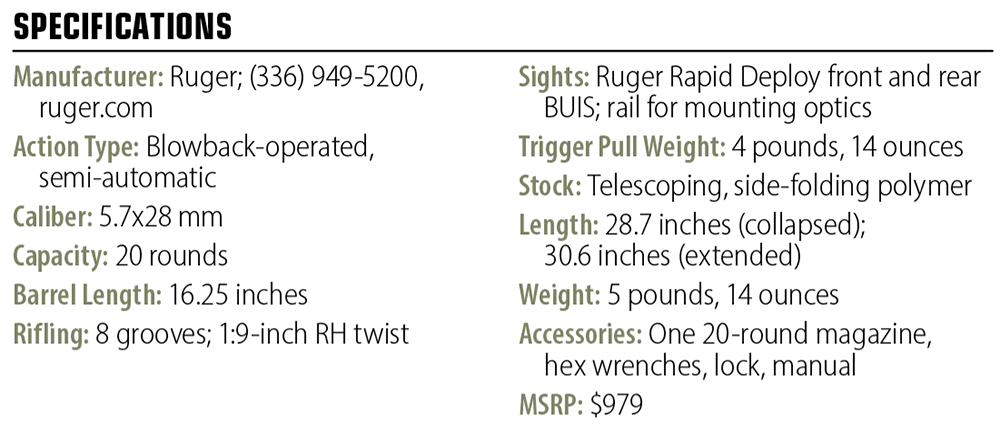 Ruger LC Carbine specs