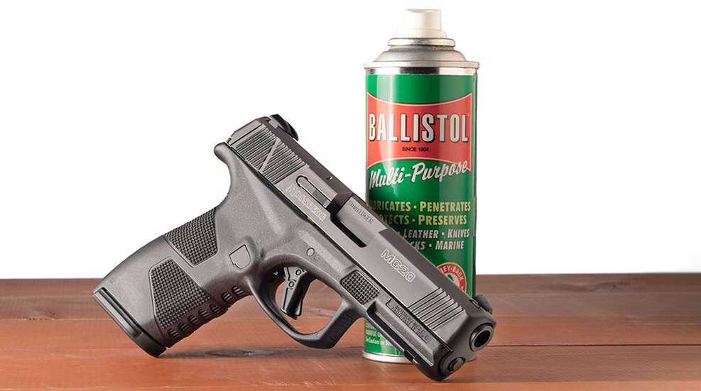 gun with Ballistol
