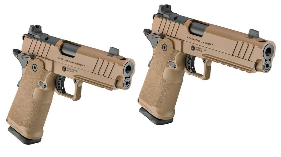 Springfield Armory Coyote Brown 1911 DS Prodigy Comp 9mm