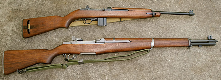 M1 Carbine, M1 Garand