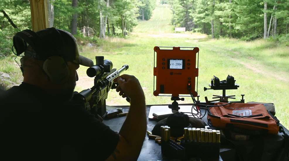 shooter at outdoor range