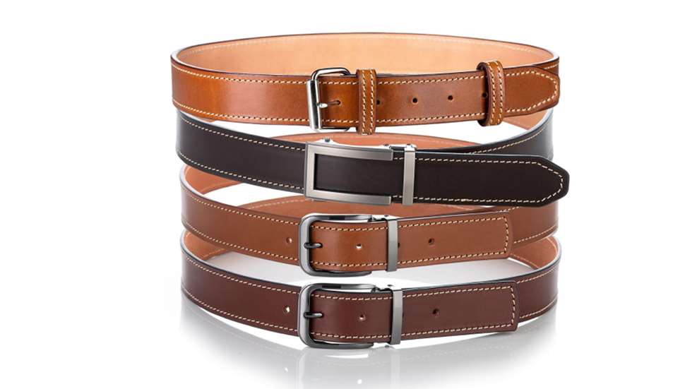 Falco leather gun belt