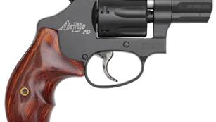 Smith & Wesson revolver facing right