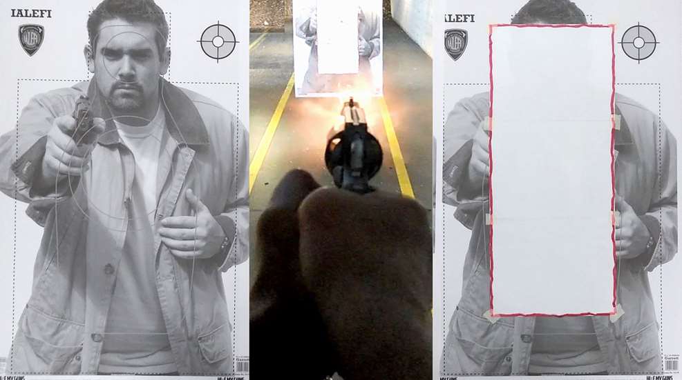 Indoor range target