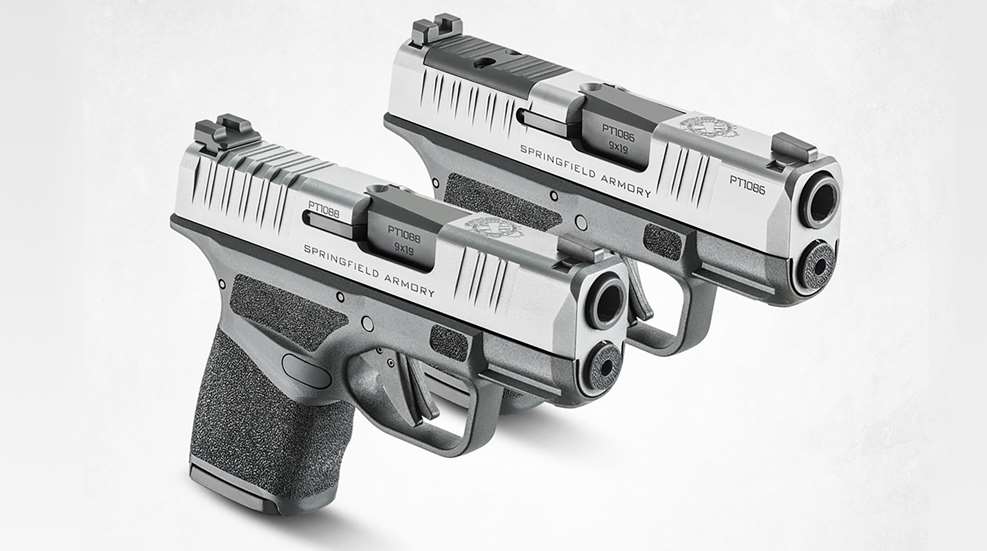 Two Tone Stainless Steel pistols from Springfield Armory
