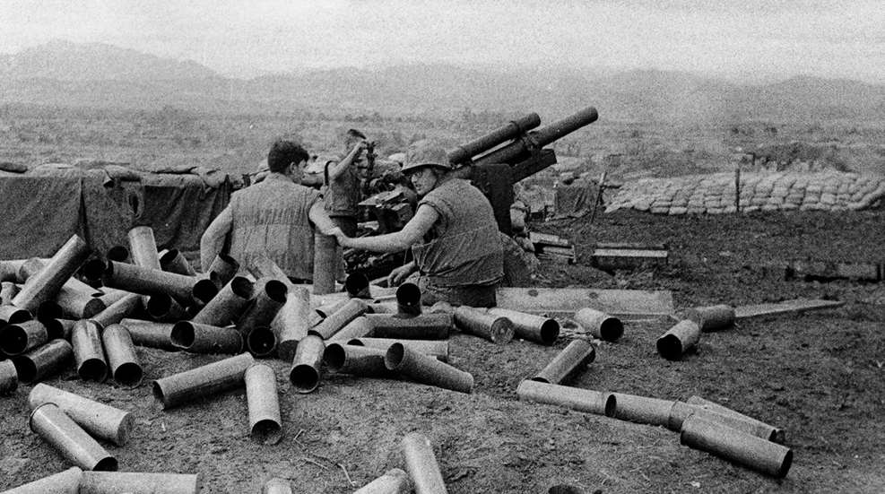 American 105 mm howitzer
