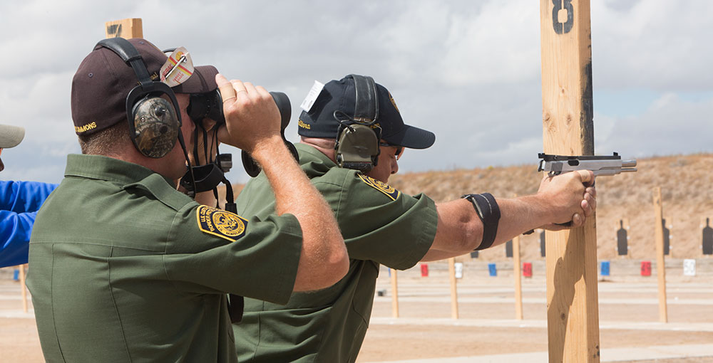 shooting at the range