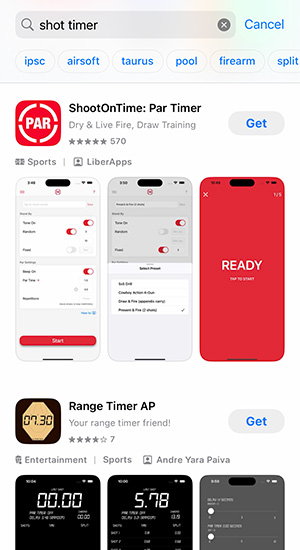 Shot timers