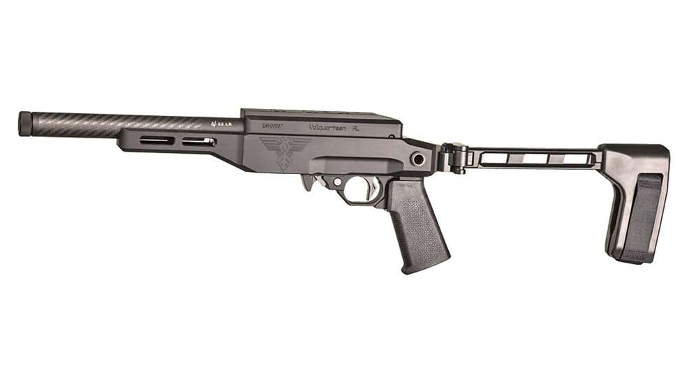 pistol facing left