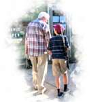 mentoring youth at range