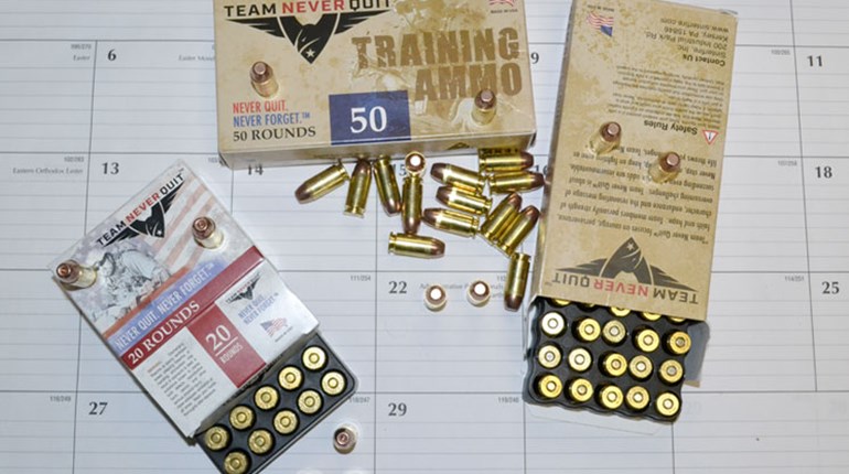 Team Never Quit .40 S&W Frangible Ammunition | An Official Journal Of The NRA