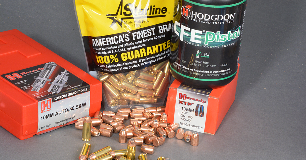 Hornady’s expanding XTP bullets with CFE Pistol powder