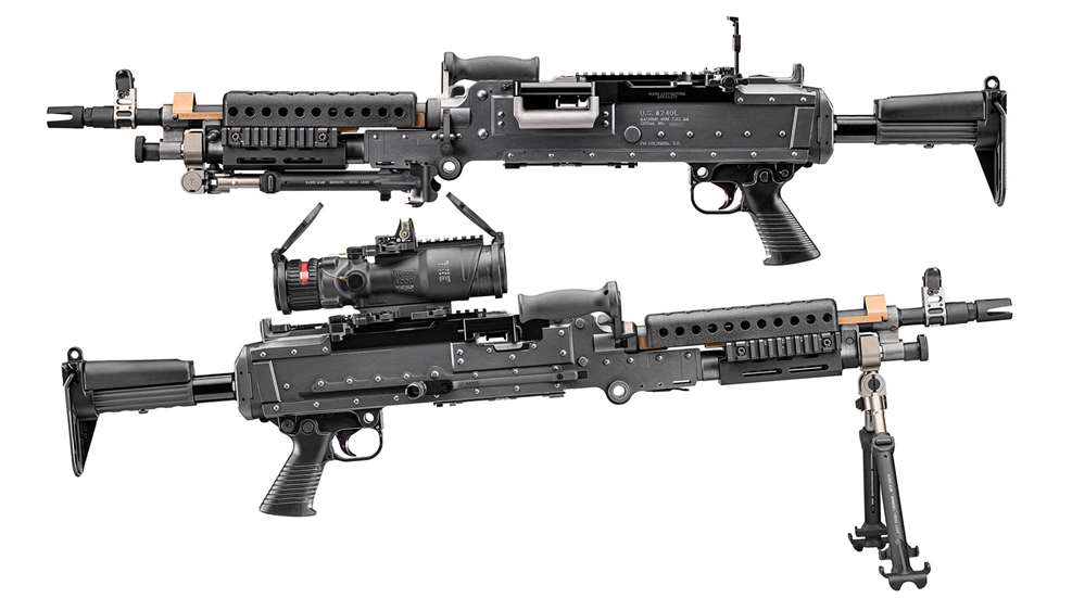 FN M240L Medium Machine Gun barrels