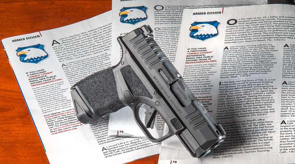 gun on magazine