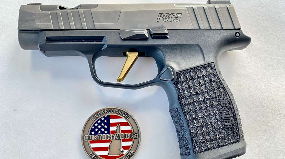 pistol facing left