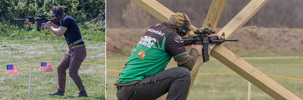 shooters at range course