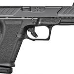 Shadow Systems Foundation Series MR920 9 mm pistol with EOTech EFLX red dot sight facing right