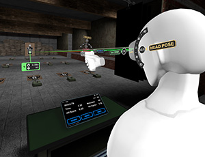 Virtual shooting range