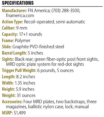 FN 509 LS Edge specs