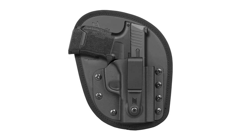 handgun in a holster