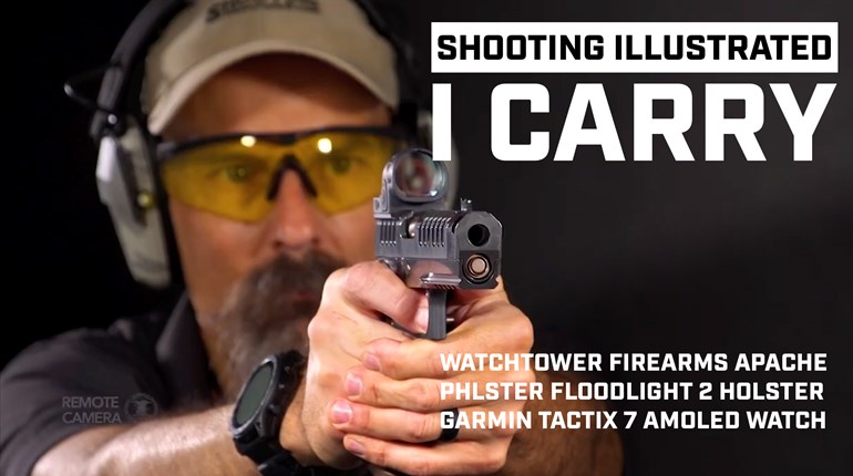 I Carry: Watchtower Firearms Apache Double-Stack 1911 Pistol in a PHLster Floodlight 2 Holster | An Official Journal Of The NRA