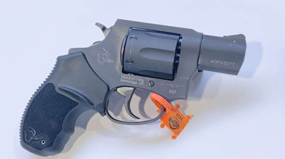 Taurus revolver facing right