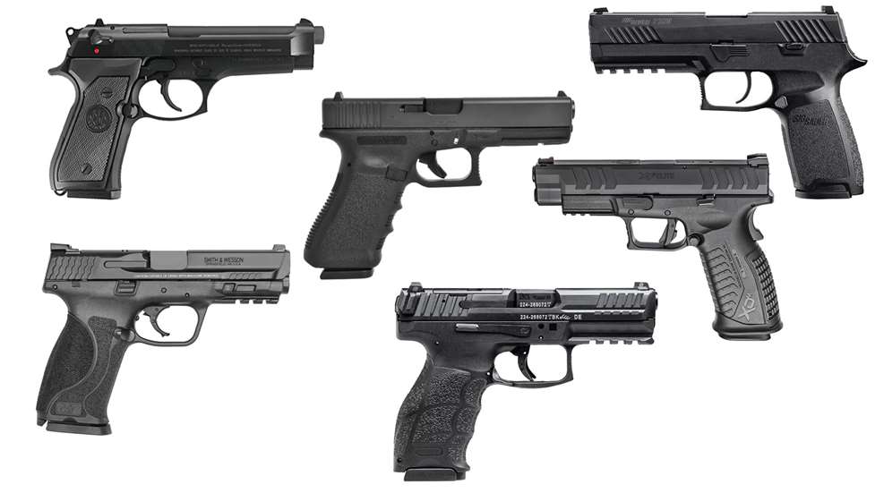 Full size pistols