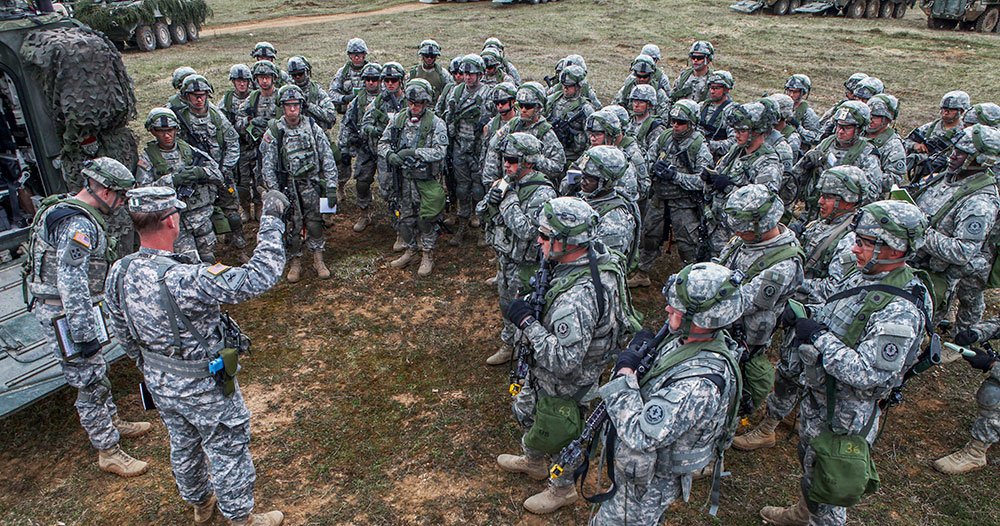 military training session