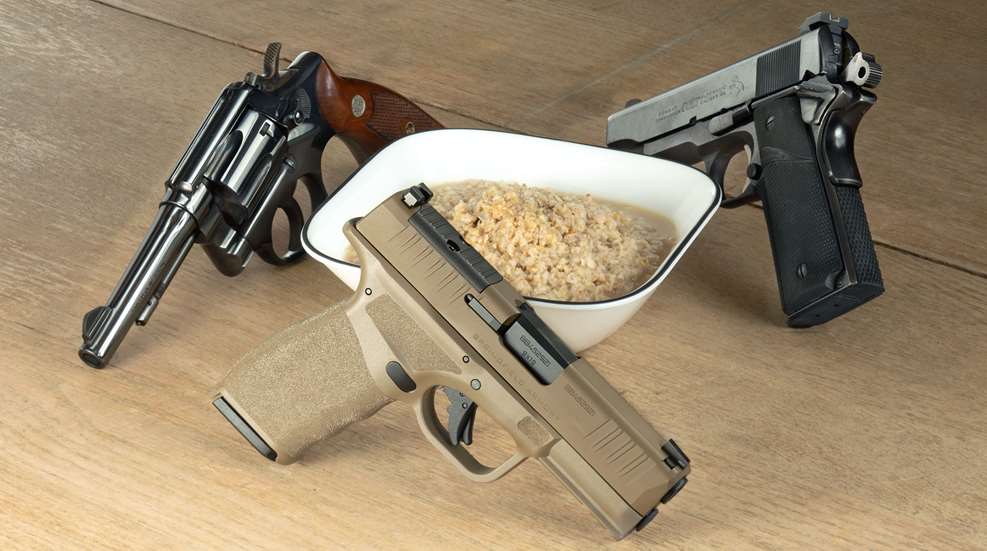3 handguns