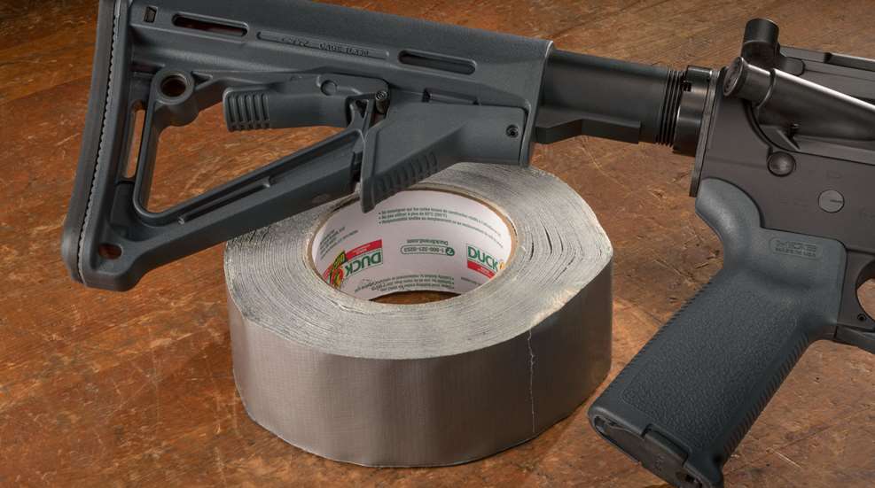 duct tape and buttstock