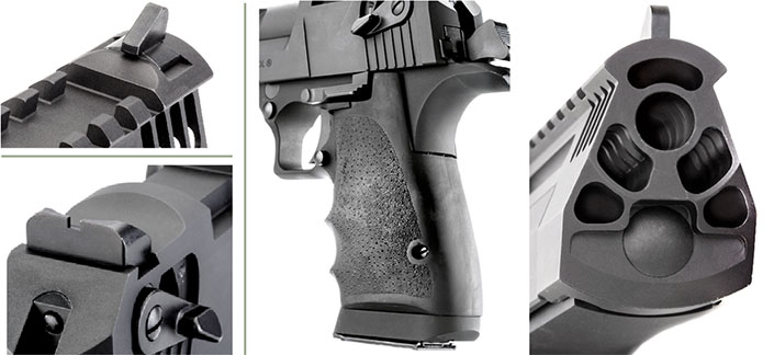 Magnum Research Desert Eagle L5 .357 Mag Lightweight Series Pistol with  Integral Muzzle Brake