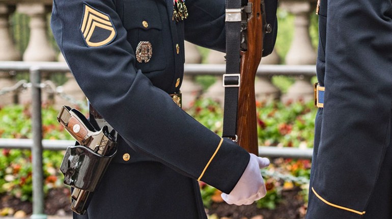SIG M17s Stand Guard at the Tomb of the Unknown Soldier | An Official Journal Of The NRA