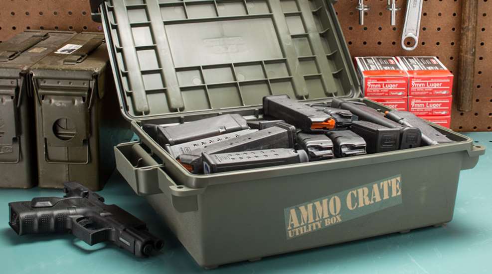  MTM ACR7-18 Ammo Crate Utility Box, Large, Green : Sports &  Outdoors