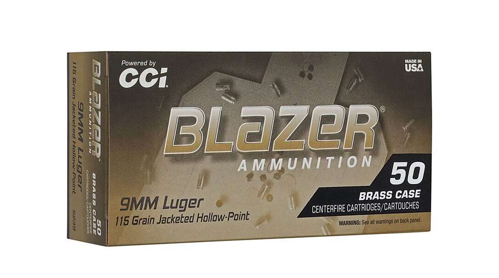 Blazer Brass hollow point ammunition