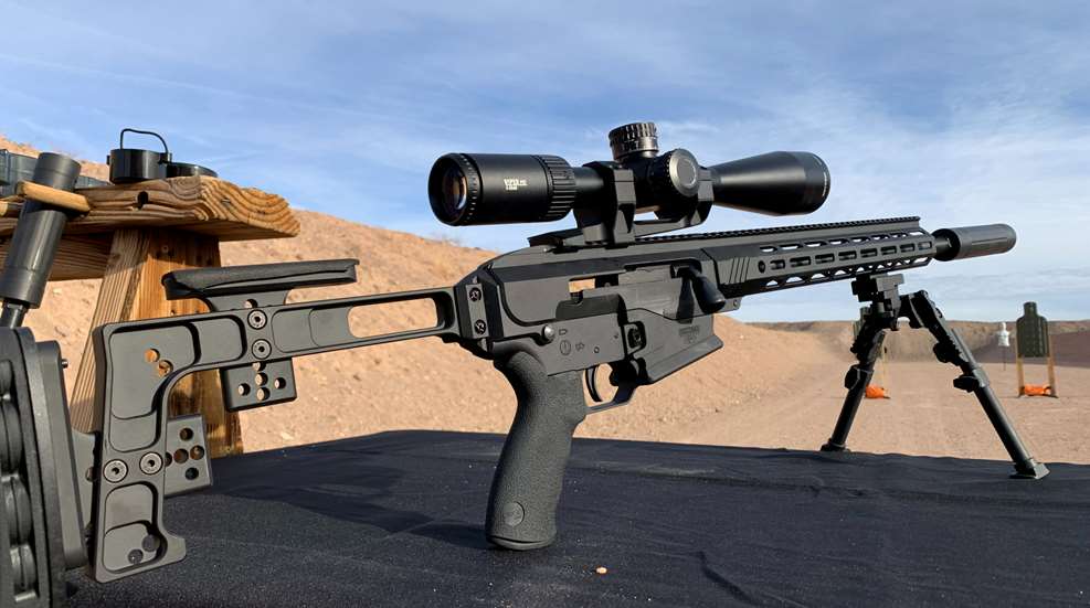 Rifle facing right