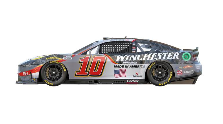 Winchester Logo Riding on a Ford Mustang in NASCAR Cup Series | An Official Journal Of The NRA