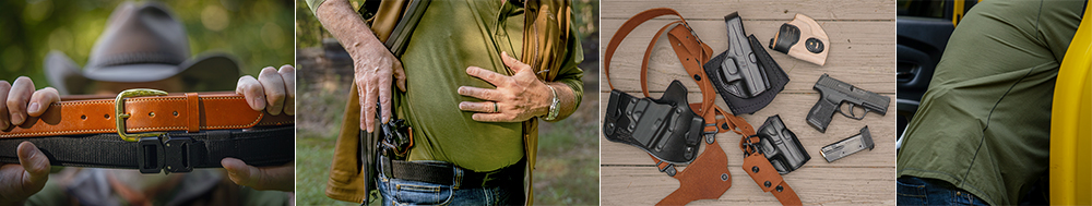 belt, firearm showing through clothes