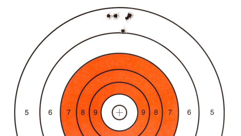 An Official Journal Of The NRA | Shooting High? Here's How to Get On Target.