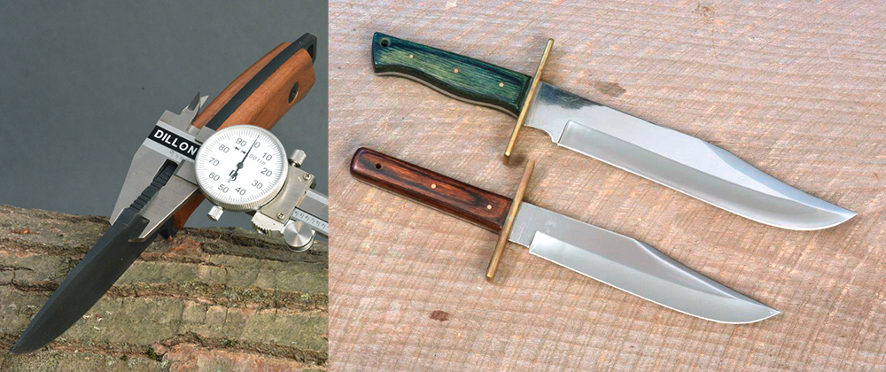 bushcraft-type knife, Bowie knives