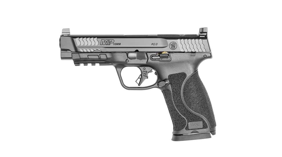 pistol facing left