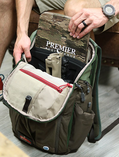 Armor inserts for backpacks