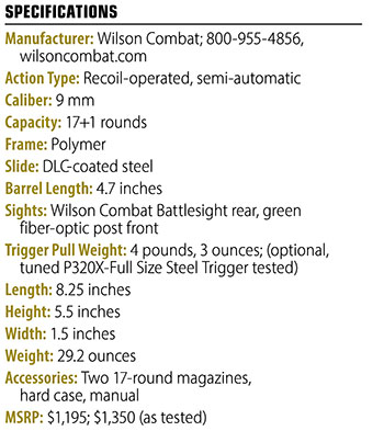 Wilson Combat I WCP320 specs