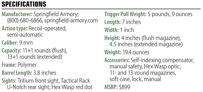 Springfield Armory Hellcat RDP specs