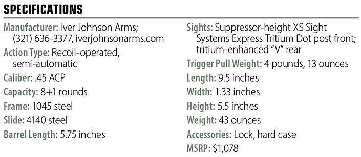 Iver Johnson Eagle LR Special specs