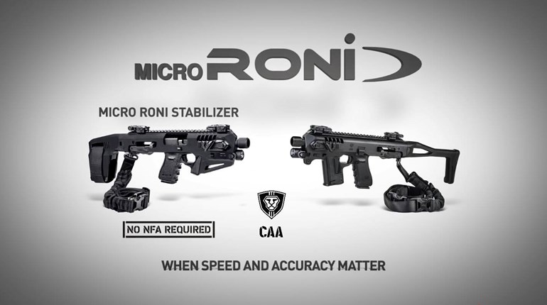 CAA Micro RONI and Non-NFA Micro RONI Stabilizers | An Official Journal Of The NRA