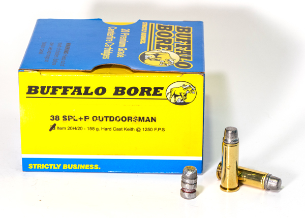 Buffalo Bore 158 Grain 38 Special